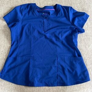 NWOT Healing Hands Purple Label Scrub Top